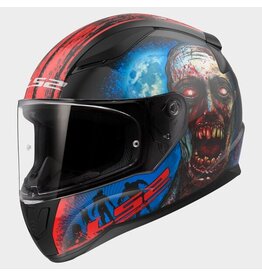 LS2 LS2 FF353 Rapid II Zombie zwart / rood