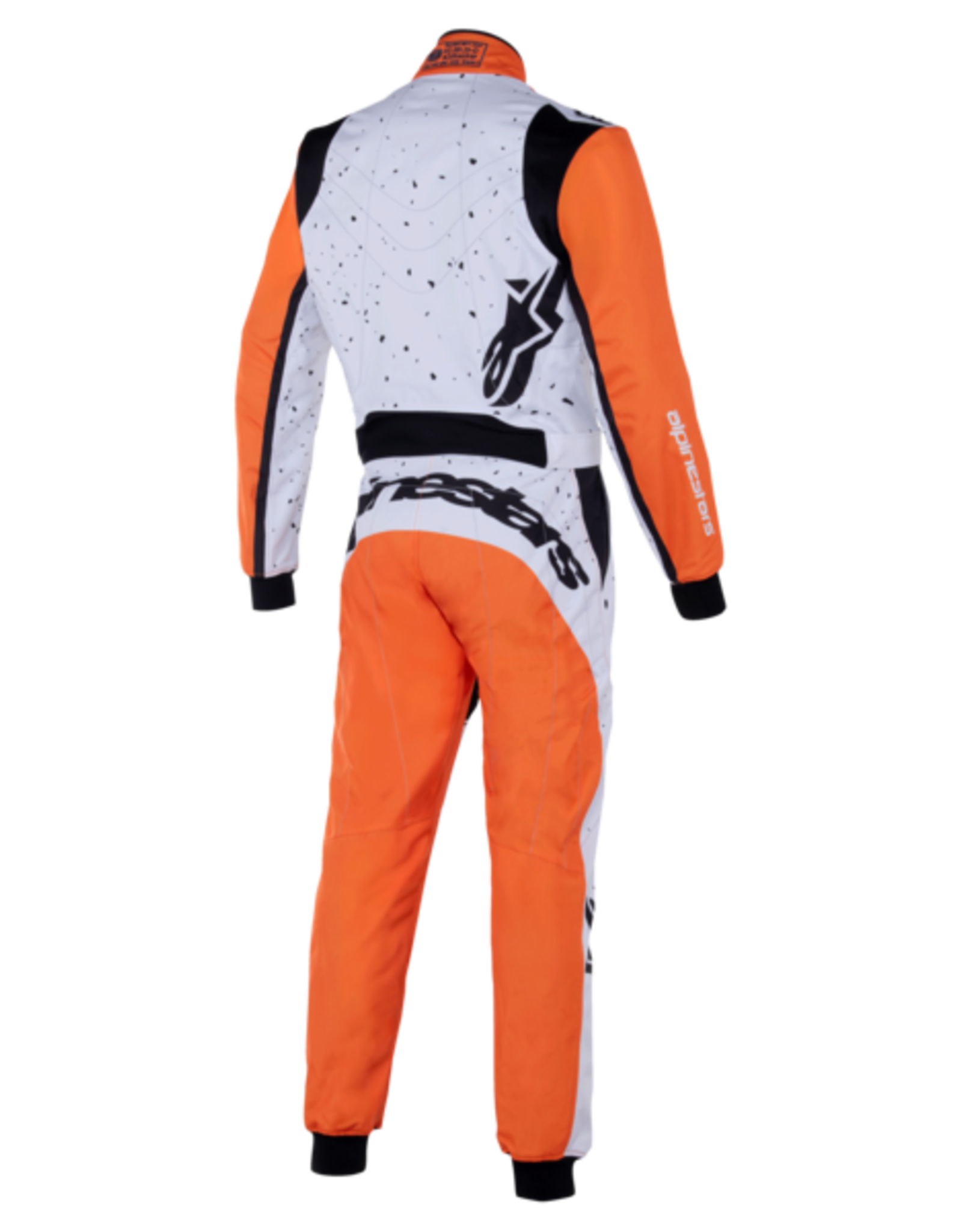 Alpinestars Alpinestars KMX-9 V3 Graphic 6 Wit / oranje / zwart
