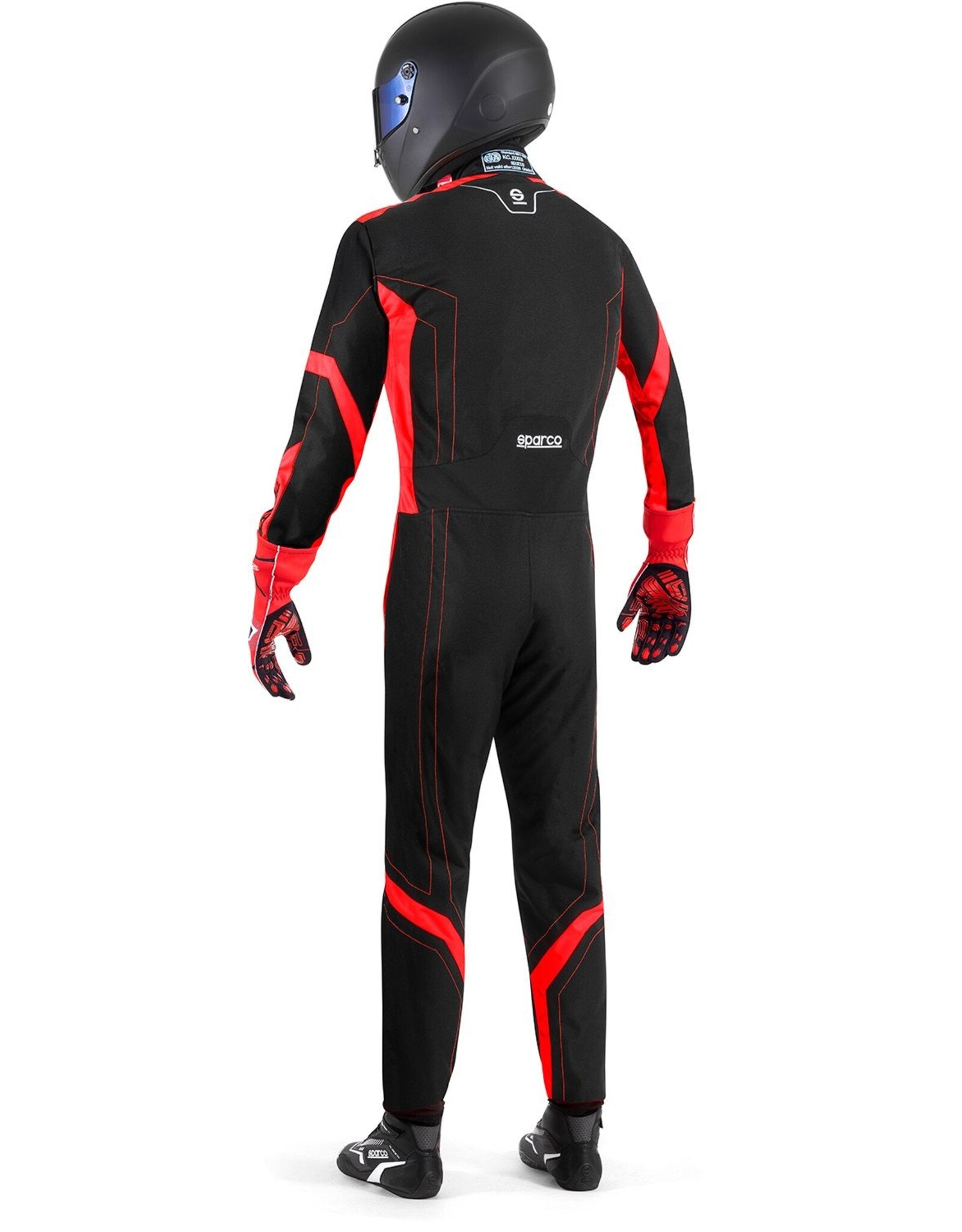 Sparco Sparco thunder advanced overall zwart/rood