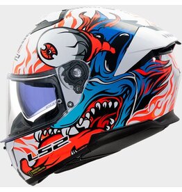 LS2 LS2 FF808 Stream II Inferno white / blue