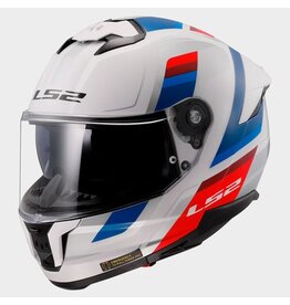 LS2 LS2 FF808 Stream II Vintage wit / blauw / rood