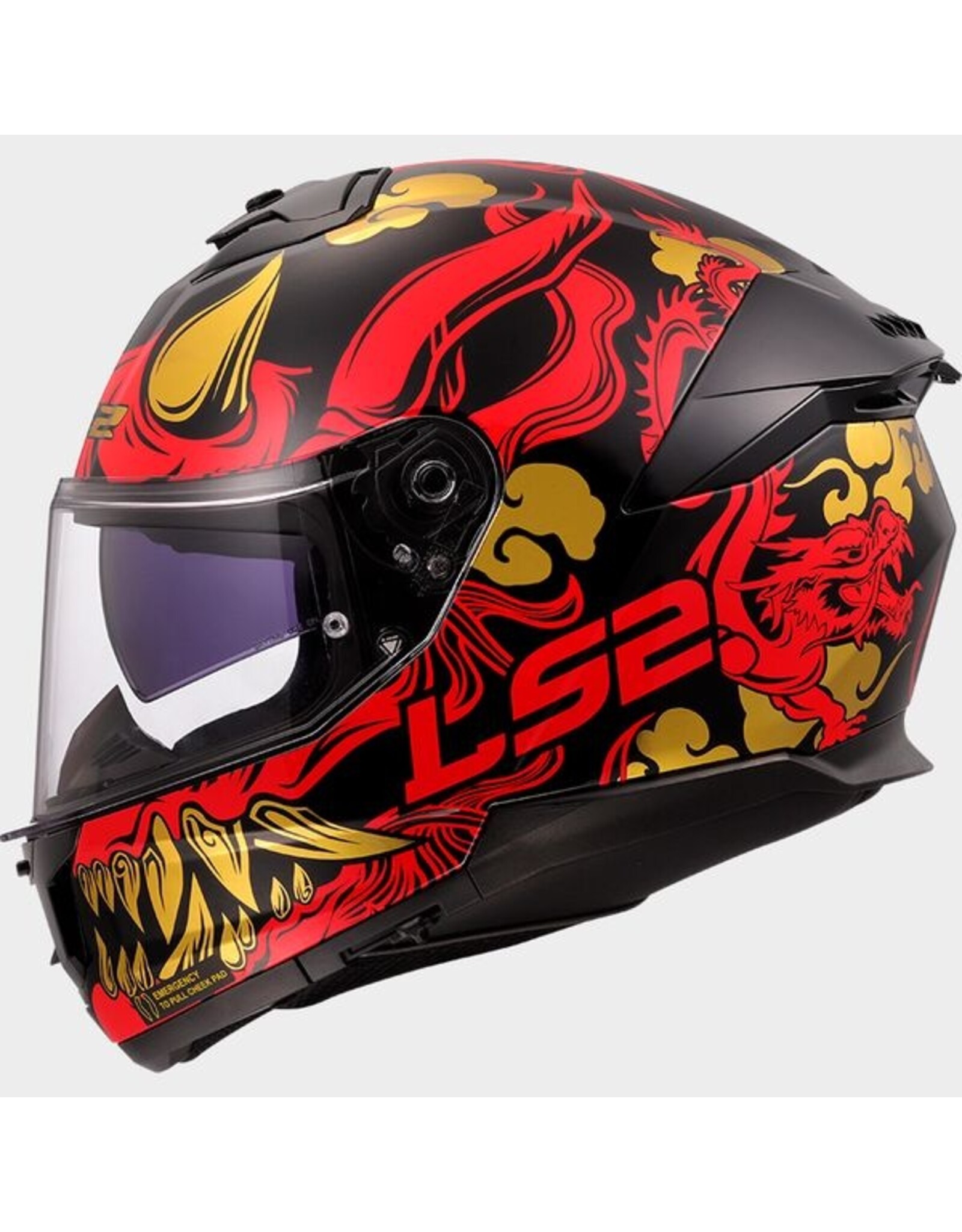 LS2 LS2 FF808 Stream II Drako black / red