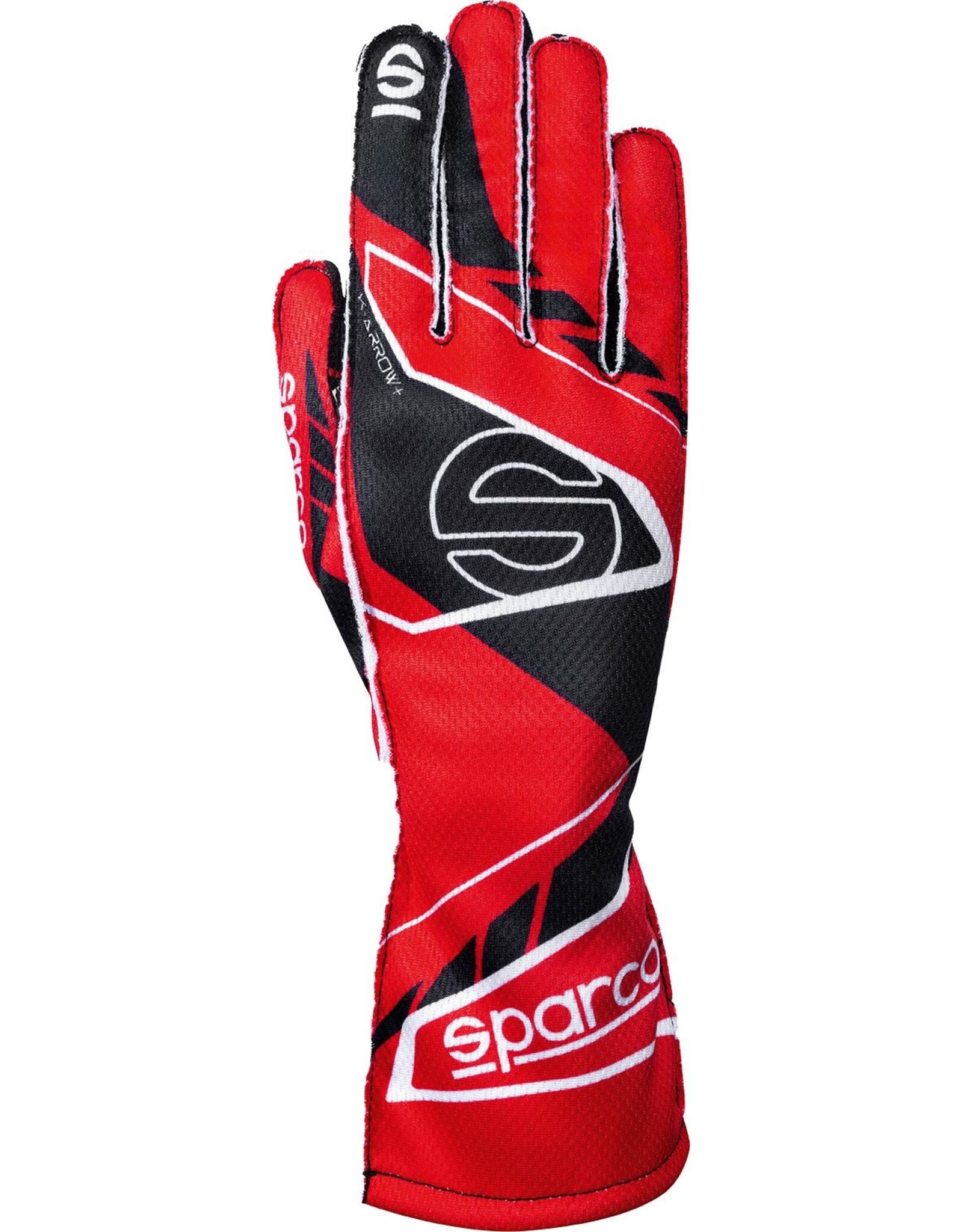 Sparco Sparco K -Arrow+ (FIA 8877-2022) kart handschoenen Rood / Zwart