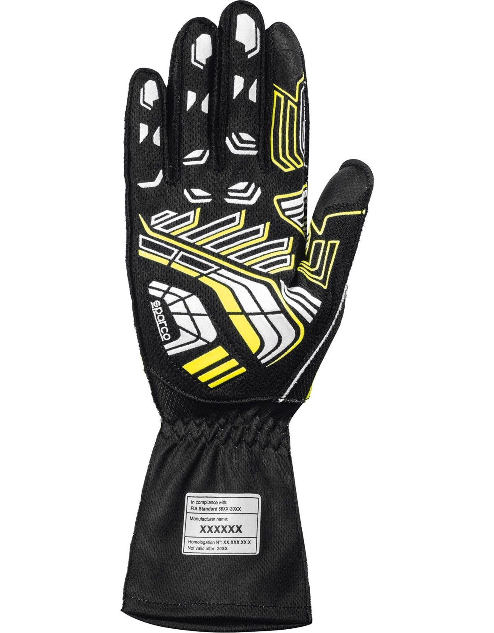 Sparco Sparco K -Arrow+ (FIA 8877-2022) kart handschoenen Zwart / Geel