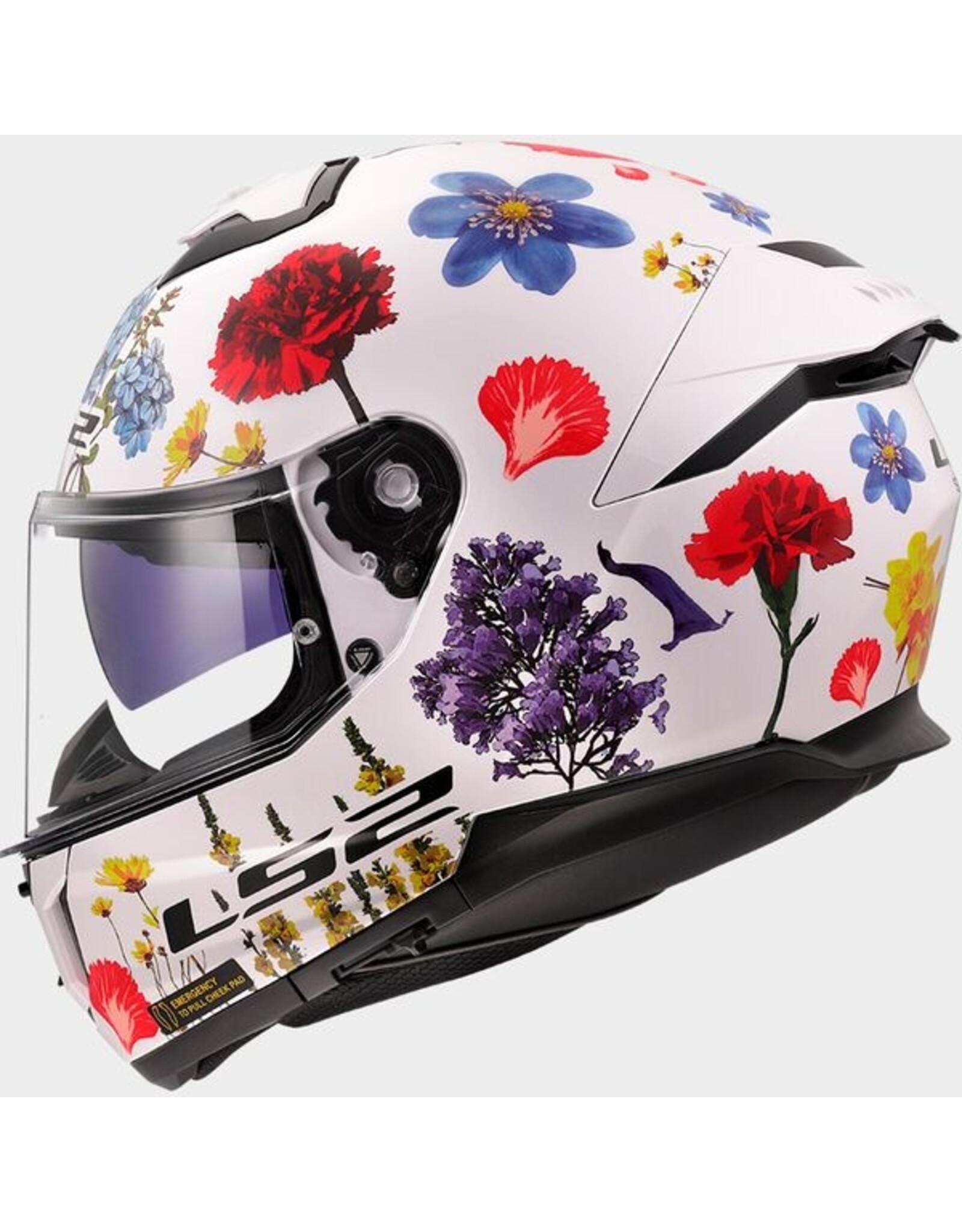 LS2 LS2 FF808 Stream II Flowers wit