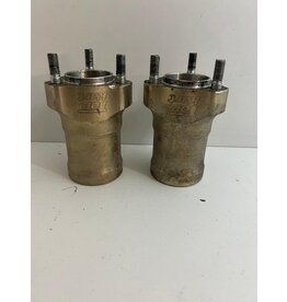 Used Top Kart set magnesium front hubs 25 x 91 MM