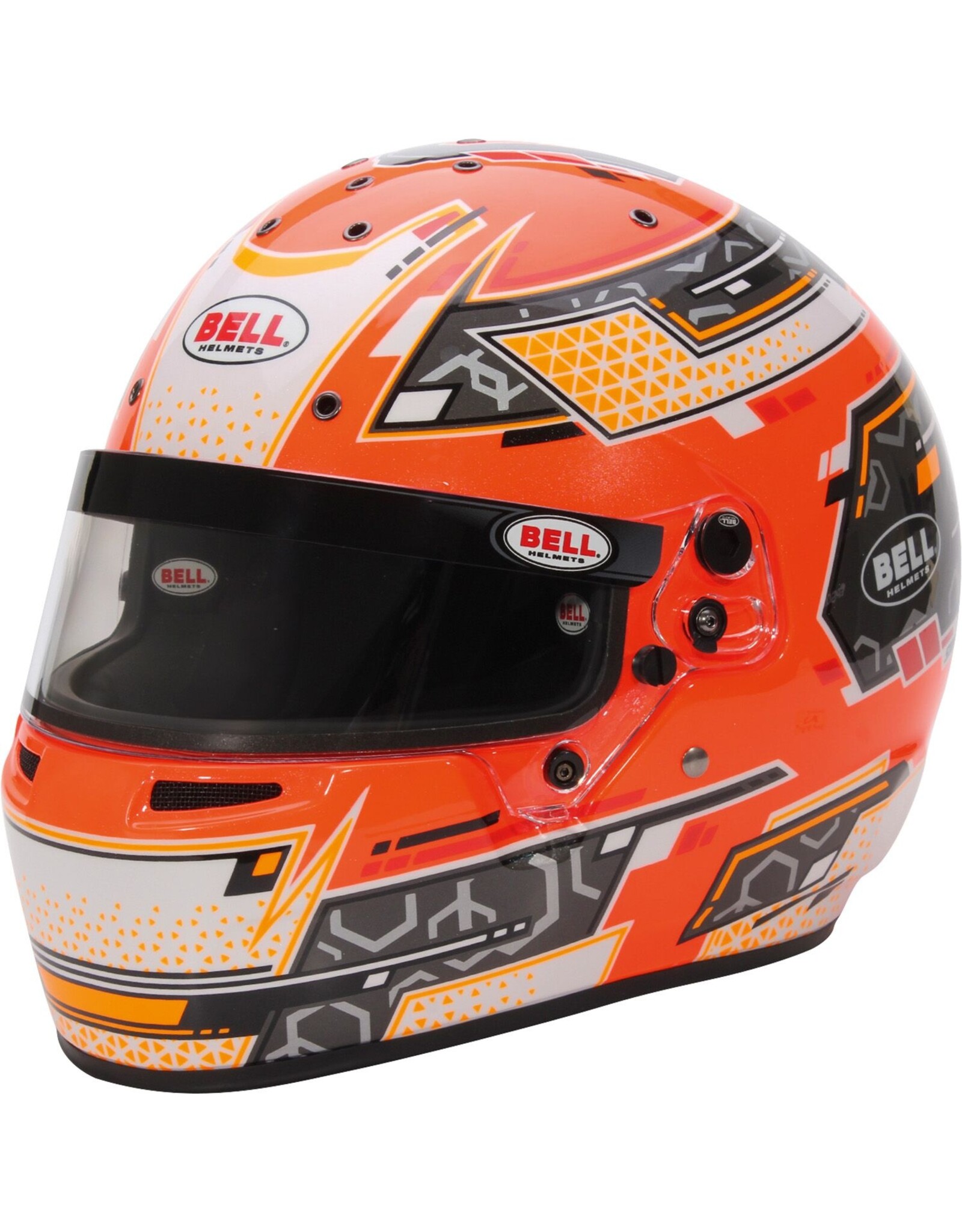 Bell Bell RS7-K  antraciet / oranje (FIA 8878-2024 / snell 2020)