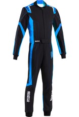 Sparco Sparco thunder advanced overall zwart/blauw