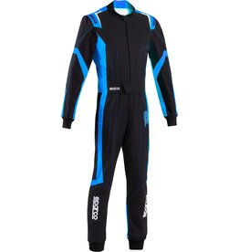 Sparco Sparco thunder advanced overall zwart/blauw