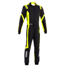 Sparco Sparco thunder advanced overall zwart/ fluor geel