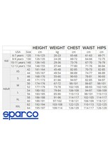 Sparco Sparco thunder advanced overall blauw / rood