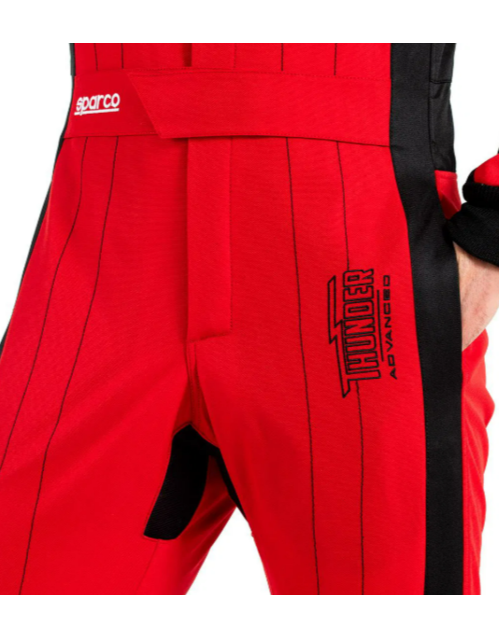 Sparco Sparco thunder advanced overall rood / zwart