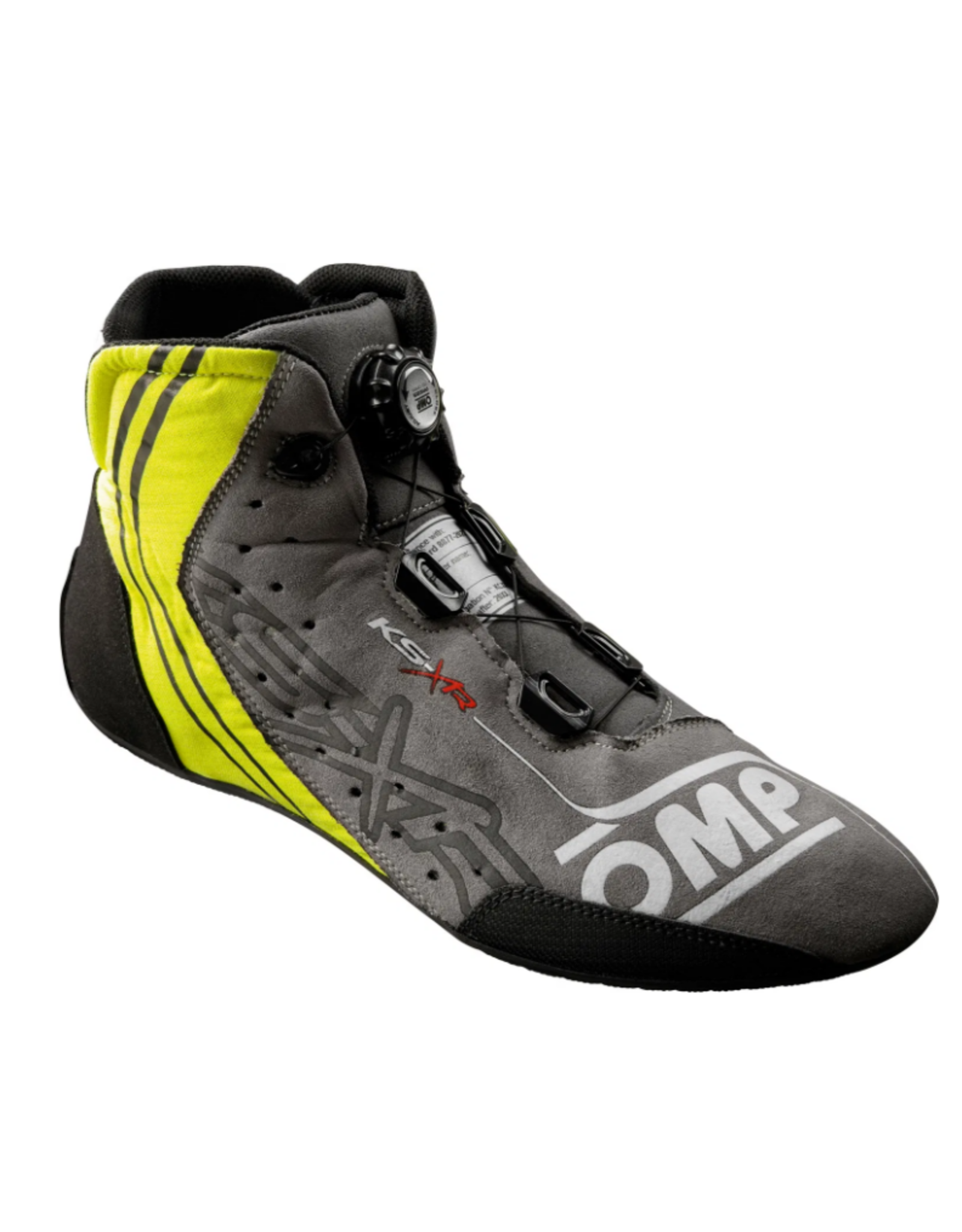OMP OMP Shoes KS-XR FIA 8877-2022 anthracite / fluo yellow