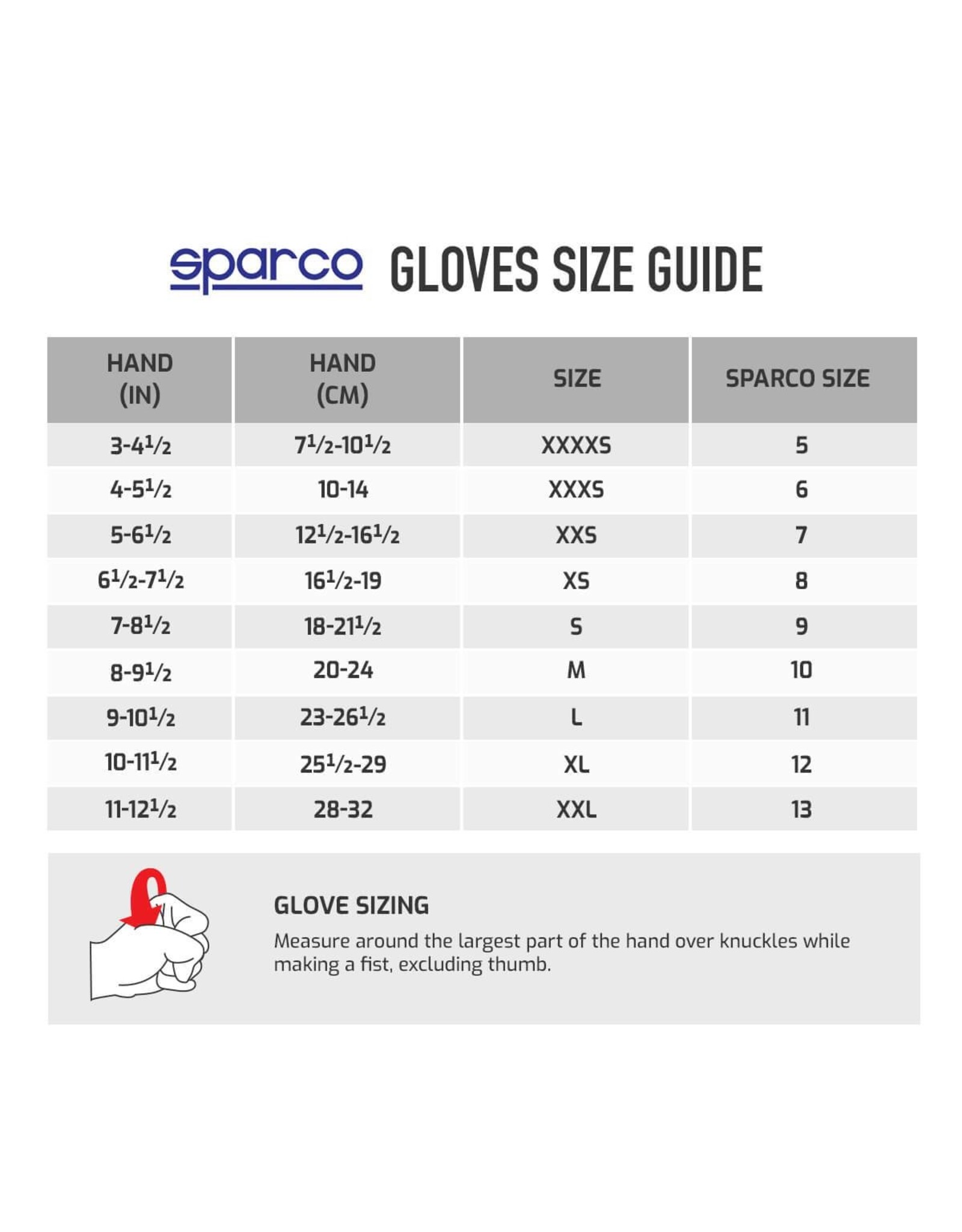 Sparco Sparco K-rookie gloves Black / grey