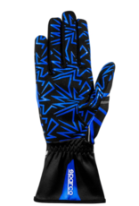 Sparco Sparco K-rookie kart handschoenen zwart / blauw