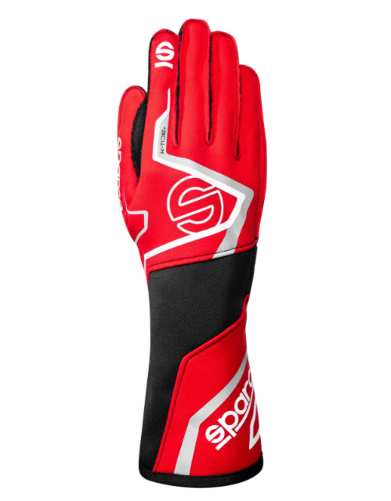 Sparco Sparco K -Tide+ (FIA 8877-2022) kart handschoenen Rood / Zwart