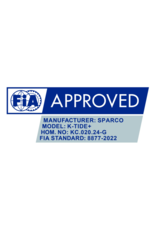 Sparco Sparco K -Tide+ (FIA 8877-2022) kart handschoenen Rood / Zwart