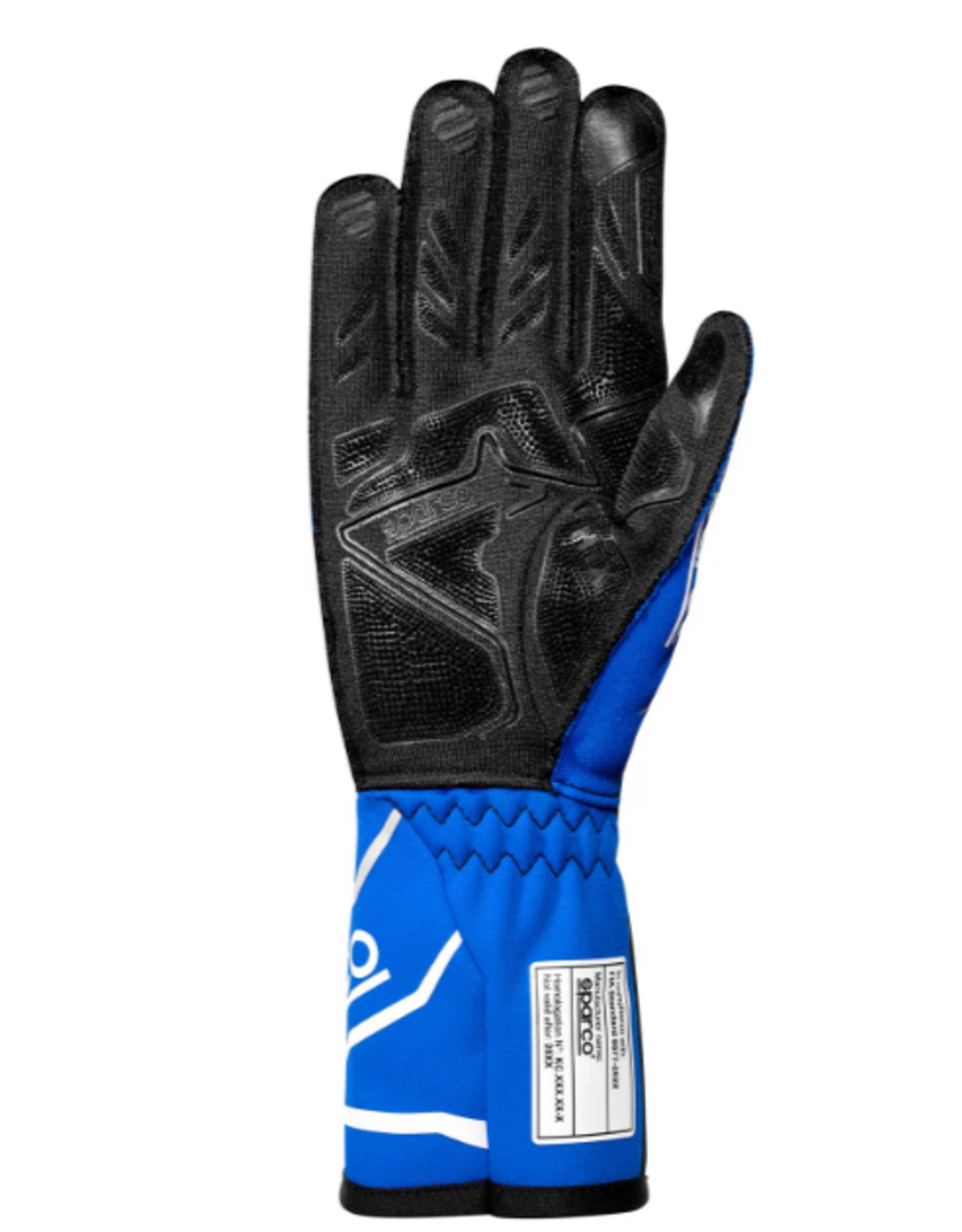 Sparco Sparco K -Tide+ (FIA 8877-2022) kart handschoenen Blauw / zwart