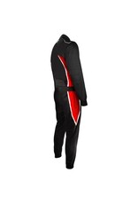 Speed Racewear Speed hobby overall DETROIT 2.0 Zwart / rood
