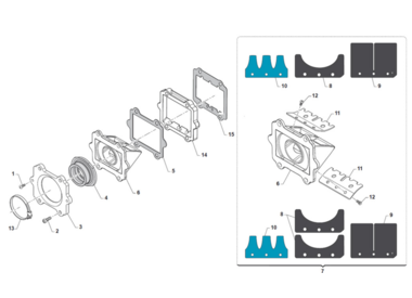 TM R2 Reed box and inlet parts