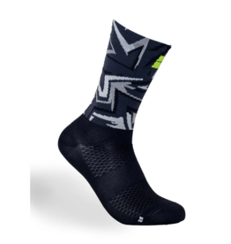 Bengio Kart sokken K-Summer zwart / fluo geel