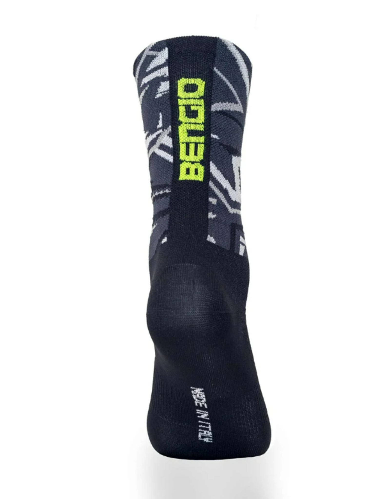 Bengio Kart sokken K-Summer zwart / fluo geel