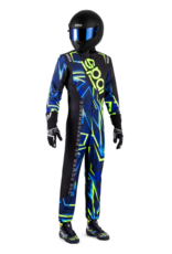 Sparco Sparco Prime K Advanced FIA 8877-2022 - Electric Blue / Fluo Yellow / Black