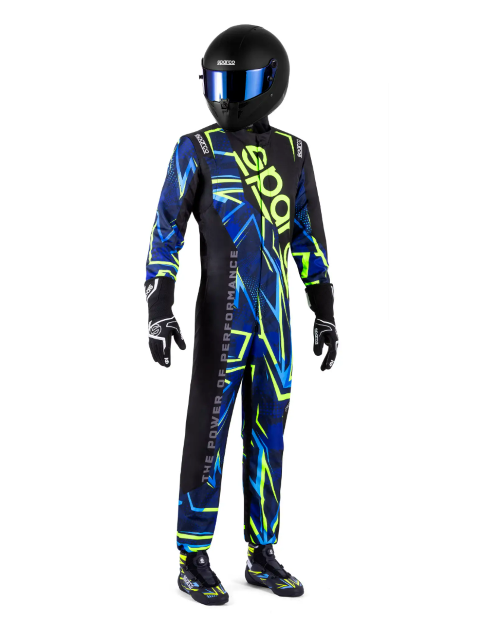Sparco Sparco Prime K Advanced FIA 8877-2022 - Electric Blue / Fluo Yellow / Black