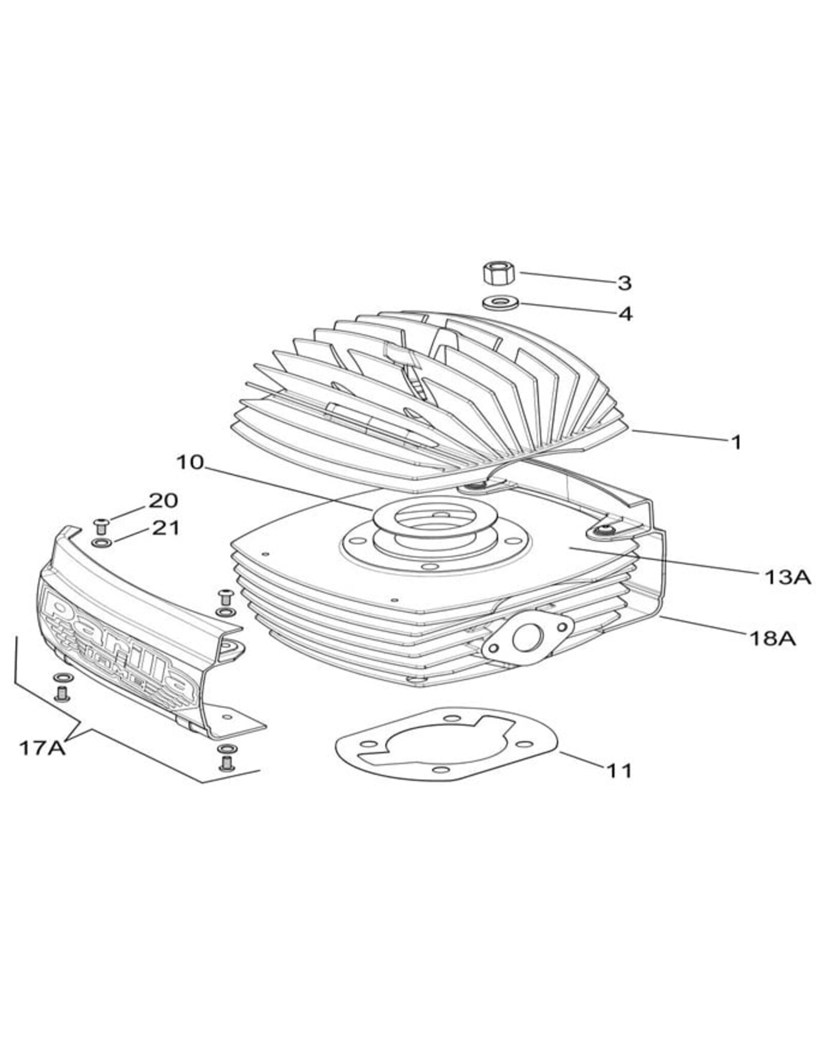 Iame Iame 60CC Swift cylinder base gasket 0.05MM