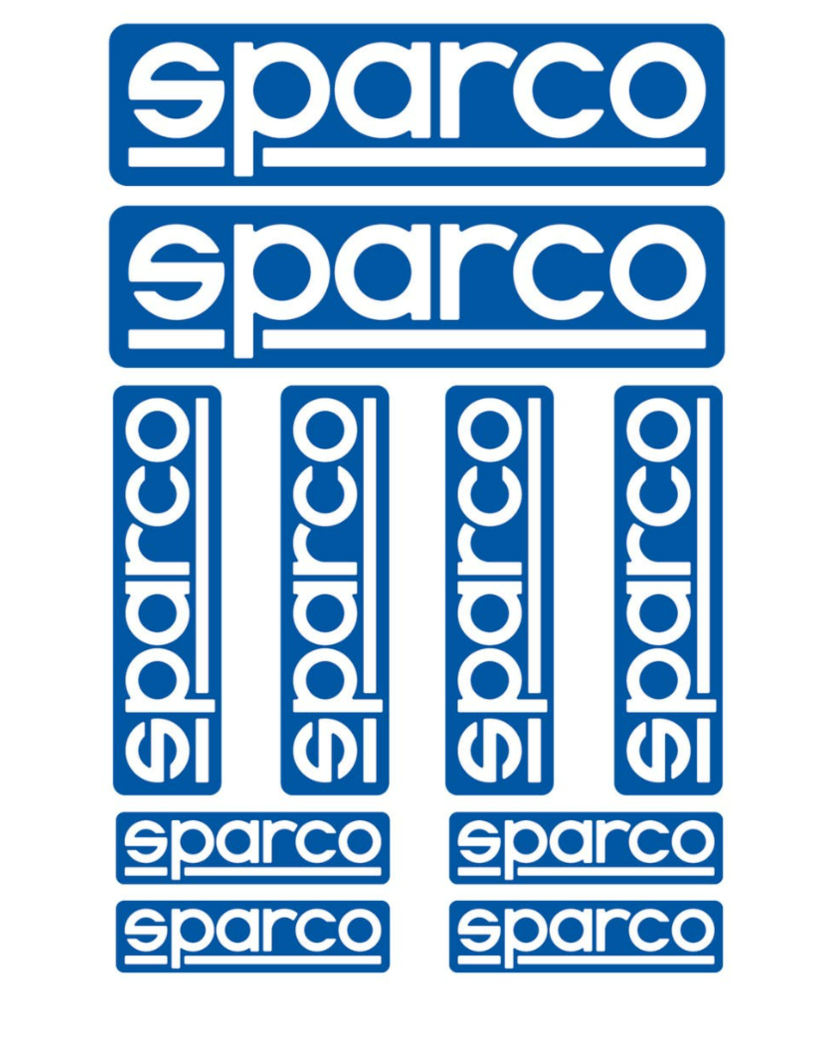 Sparco Sparco SET 10 ADESIVI