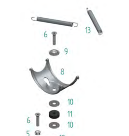 LenzoKart LenzoKart exhaust  support crandle