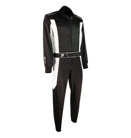 Speed Racewear Speed hobby overall DAYTONA Zwart / wit 2.0 -  2. col