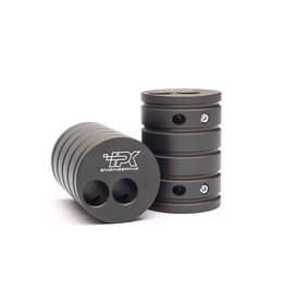 IPK IPK aluminium pedal extension block (KIT Left + Right)