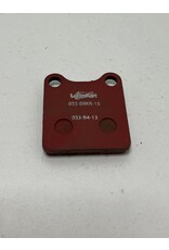 LenzoKart LenzoKart Mini Achter / KZ Voor remblok Zacht / Rood LKF13