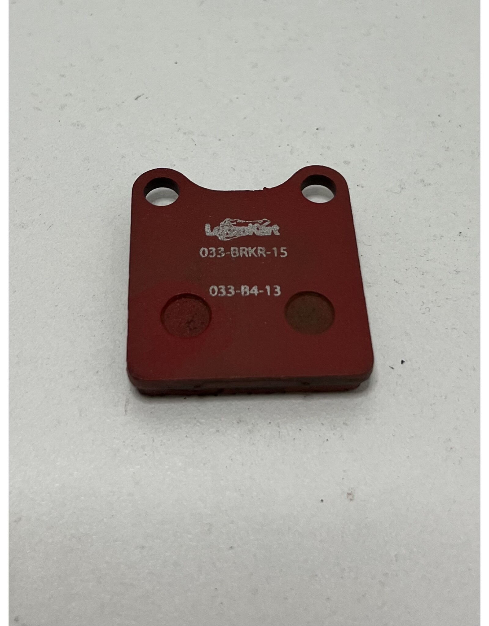 LenzoKart LenzoKart Mini Achter / KZ Voor remblok Zacht / Rood LKF13