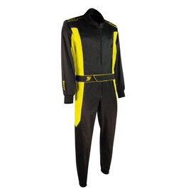 Speed Racewear Speed hobby overall DAYTONA Zwart / geel 2.0 -  2. col