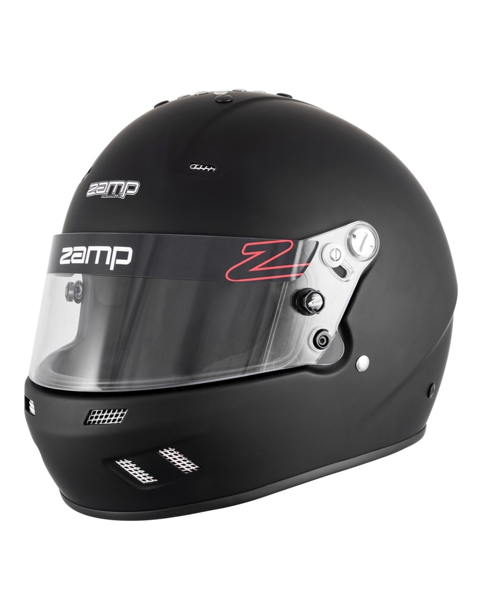 Zamp Zamp RZ-57 V matt zwart (SNELL 2025)