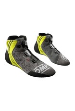 OMP OMP schoenen KS-XR FIA 8877-2022 antraciet / fluor geel OMP OMP schoenen KS-XR FIA 8877-2022 antraciet / fluor geel