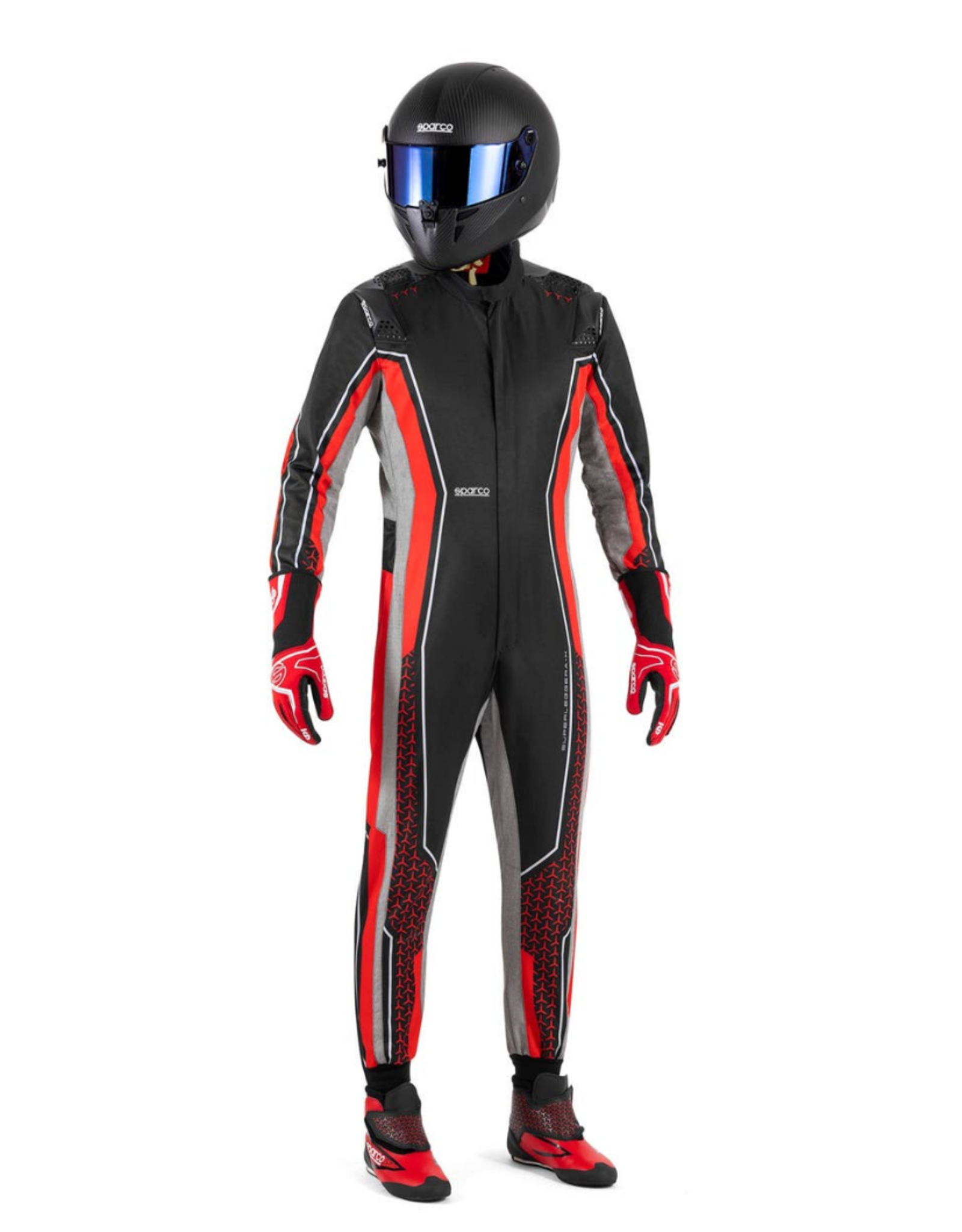 Sparco Sparco  Superleggera kart overall FIA 8877-2022 - Zwart / Rood