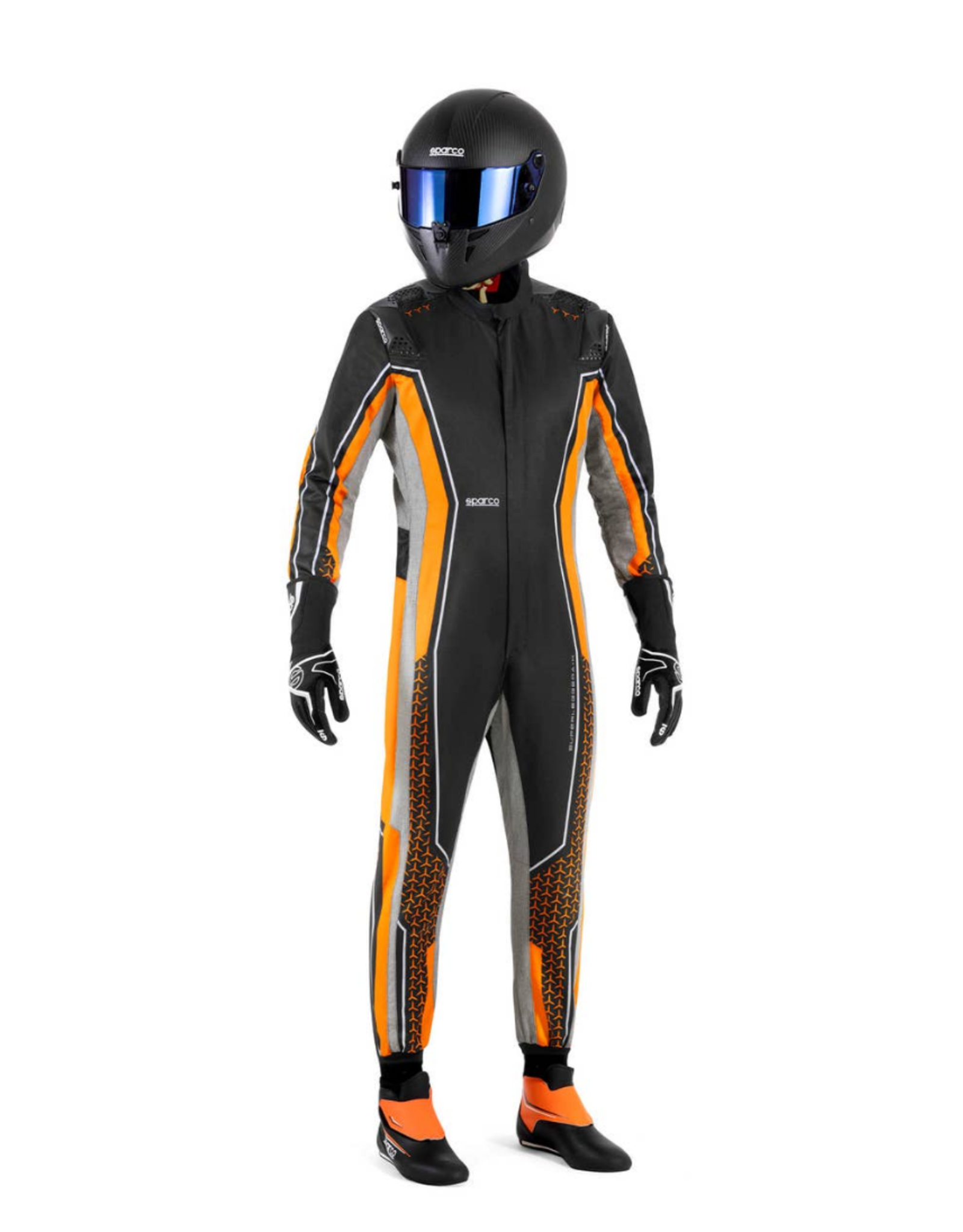 Sparco Sparco Superleggera kart suit FIA 8877-2022 - Black / Fluo orange