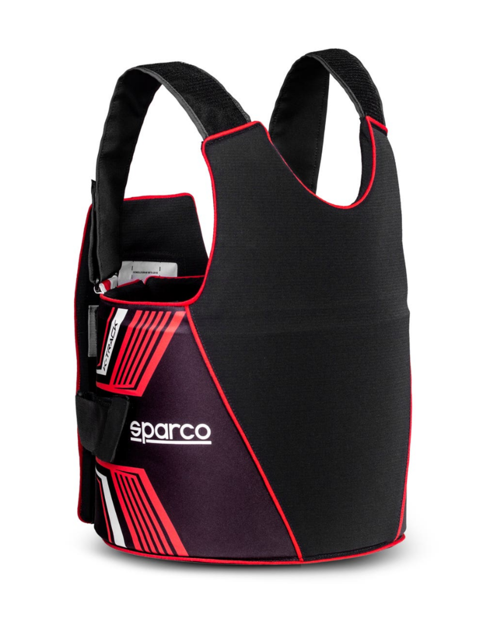 Sparco Sparco K-Track FIA 8870-2018 ribbeschermer zwart / rood