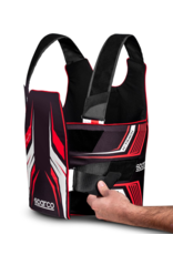 Sparco Sparco K-Track FIA 8870-2018 ribbeschermer zwart / rood