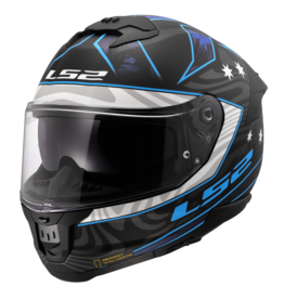 LS2 LS2 FF808 Stream II Galdam zwart / blauw