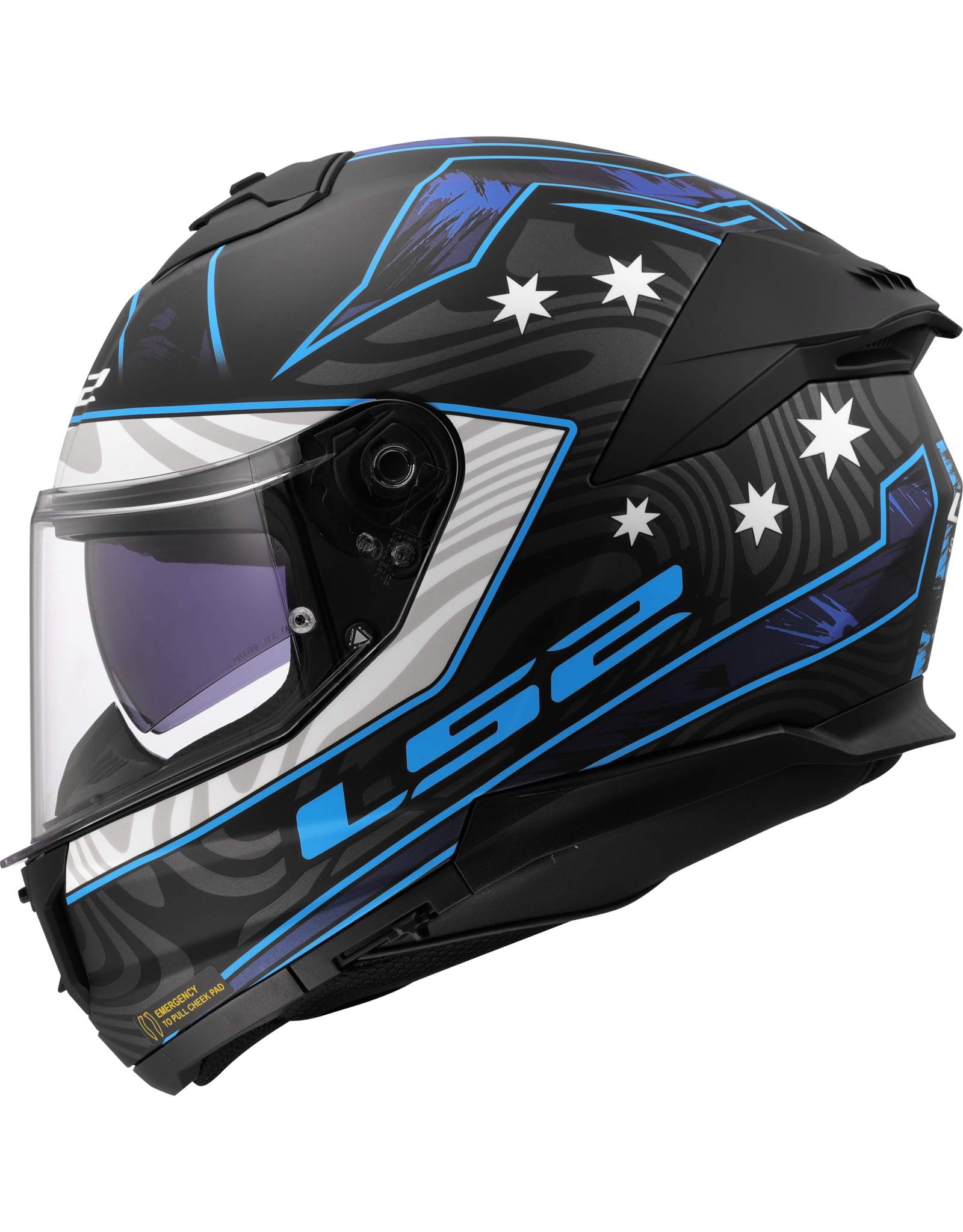 LS2 LS2 FF808 Stream II Galdam Black / blue