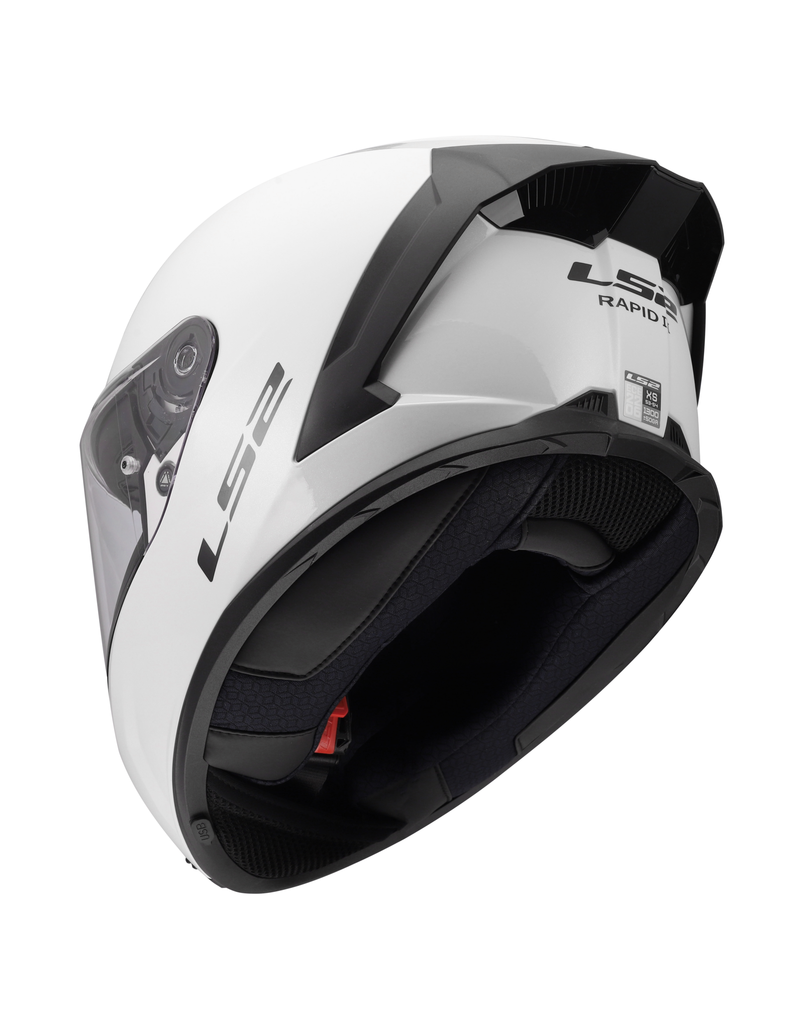 LS2 LS2 FF820 Rapid III glans wit
