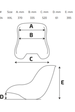 kartandparts HQ Rental kart seat XXL