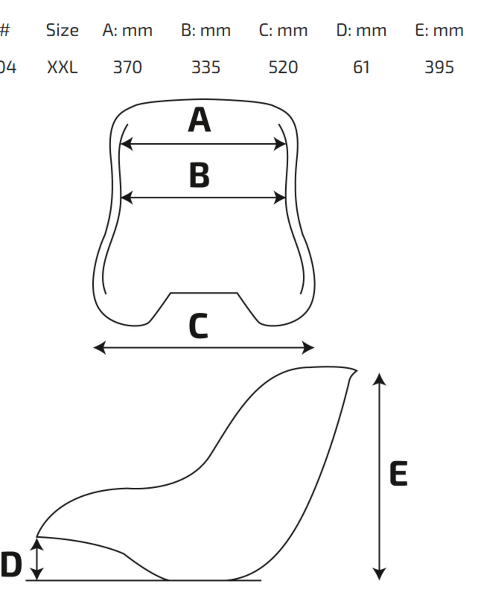 kartandparts HQ Rental kart seat XXL