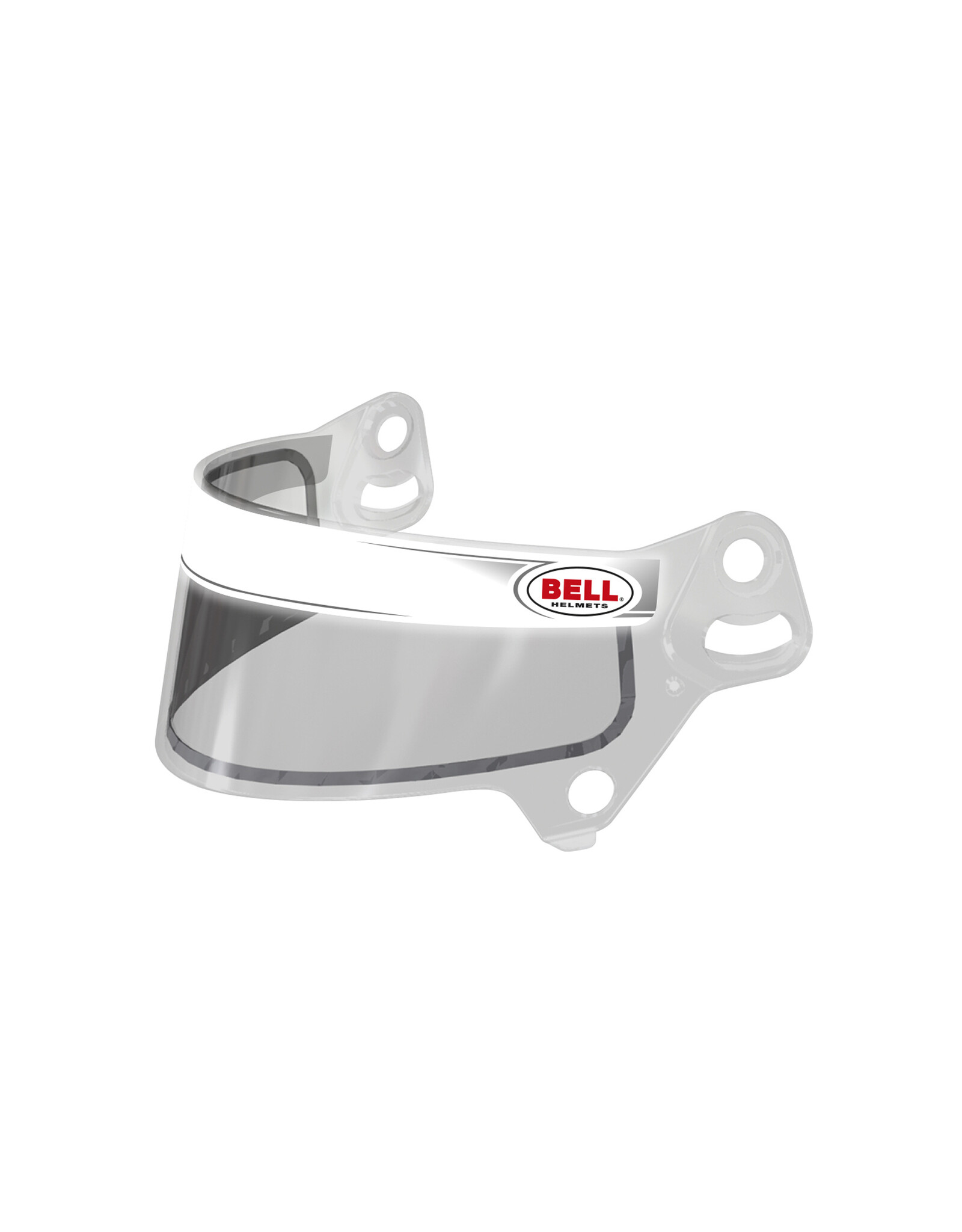 Bell Bell sticker voor het vizier wit