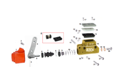 Brake pump spare parts