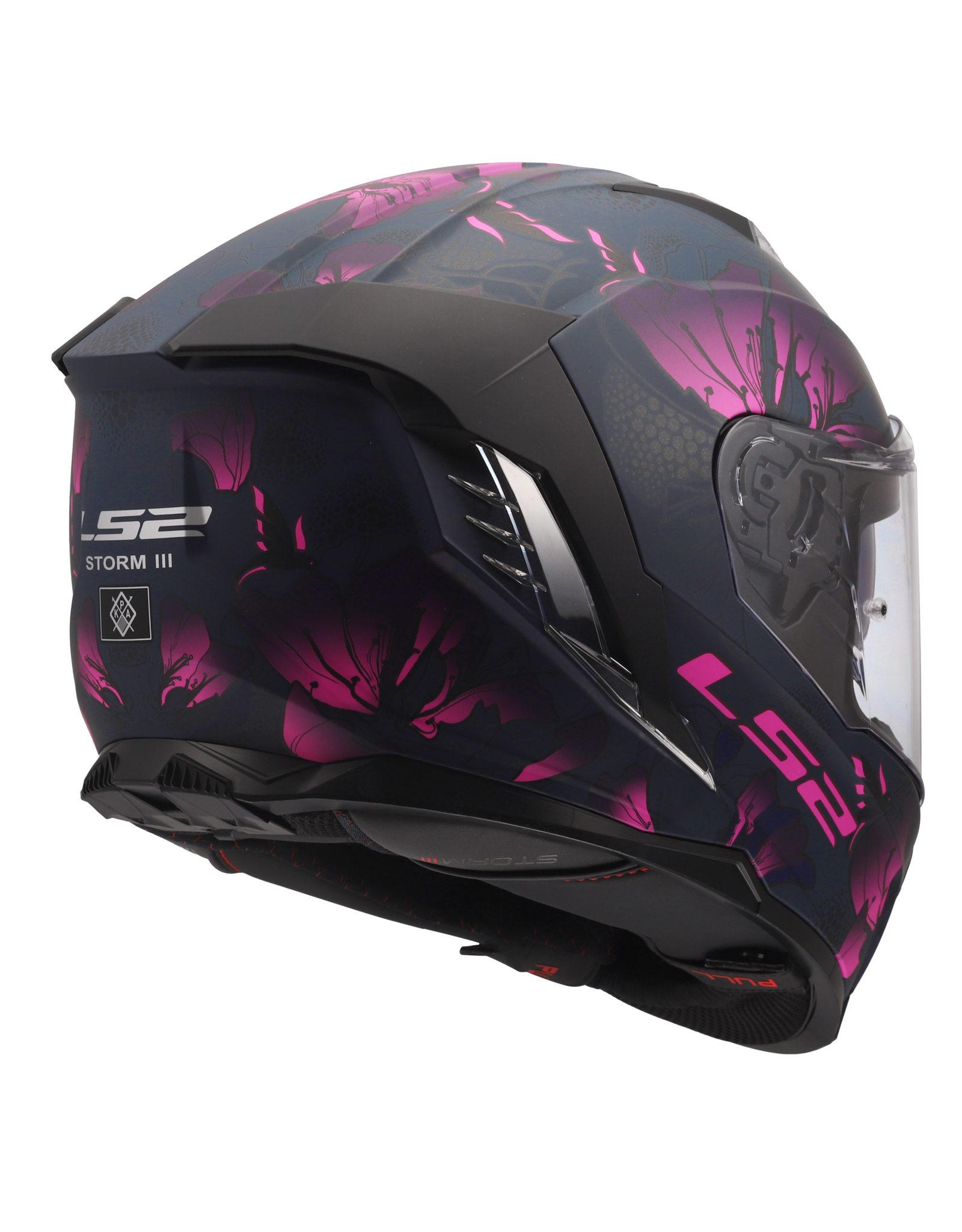 LS2 LS2 FF818 Storm III Burst Matt black / pink